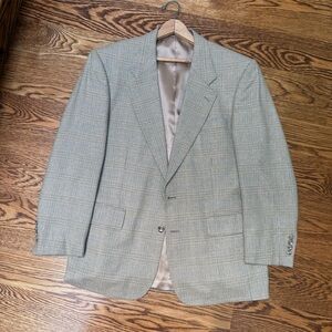 Jos. A. Bank Executive Collection Plaid Sport Coat - Men's 42R (Fits like 40R)